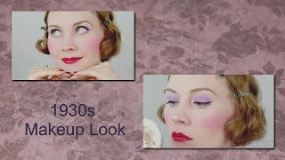 1930s Makeup Look [upl. by Mannos]