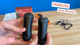 FANDLISS Hand Warmers quick heat that can be 2 pieces or 1 handwarmer warm coldhand [upl. by Pomona757]