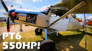 Turbine 550 Shaft HP PT620 in a KIT AIRPLANE Turbine Motor Conversions  Oshkosh 2023 [upl. by Ettevahs619]