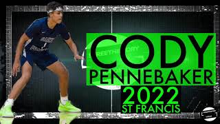 Cody Pennebaker 2020 Fall Highlights  2022 Guard St Francis [upl. by Zerep]