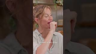 Gisele Bündchen Tries The Food She Cooked  Harper’s BAZAAR [upl. by Lauro85]