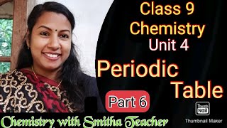 Ionisation Energy in Group and Period Chemistry Class 9 Unit 4 Part 6 Smitha Teacher [upl. by Eeleak]