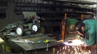 HOWTO oxyacetylene cutting torch demo [upl. by Enilrahc]