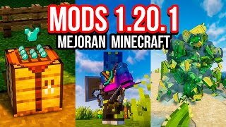 13 MEJORES MODS de MINECRAFT 1201 para OPTIMIZARLO [upl. by Onirefez]