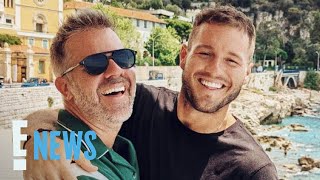 The Bachelors Colton Underwood Marries Jordan C Brown  E News [upl. by Nawud498]