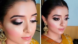 Party Makeup Step by Step for Beginners How to Apply Eye Shadow Full Makeup Tutorial [upl. by Newbill]