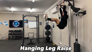 Exercise How To Hanging Leg Raise [upl. by Cantlon]