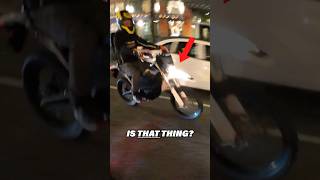 Electric dirt bike vs overconfident rider 😳 surron bikelife [upl. by Nitin]