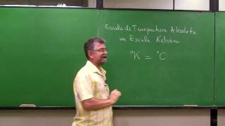 Termologia  Parte 3  Escala Kelvin  Vídeo Aulas de Física Online Grátis [upl. by Lewanna491]