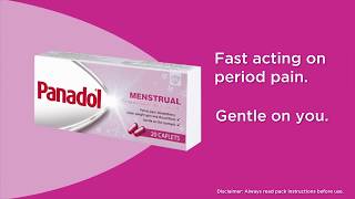 Panadol Menstrual 10s  Gets you back to you Fast [upl. by Holcman]