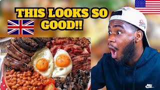 American Reacts to Top 10 Most Popular Food In The UK [upl. by Moyra845]