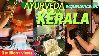 KERALA AYURVEDA Experience  Ayurveda Treatments Massage Therapy amp Food in KRISHNENDU AYURVEDA 🍀 [upl. by Eimmij]