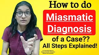 How to do Miasmatic Diagnosis of a Case [upl. by Royd]