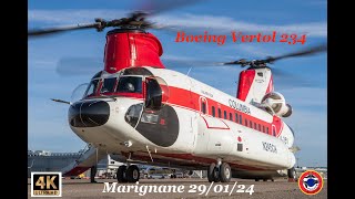 BOEING VERTOL 234 MARSEILLE PROVENCE 29 Janvier 2024 [upl. by Ym]