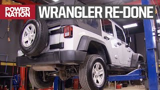 Converting A 2WD Wrangler To 4WD  Truck Tech S2 E8 [upl. by Ahsilaf584]