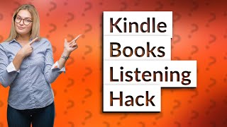 How to listen to Kindle books without Audible on Kindle app [upl. by Mallin]