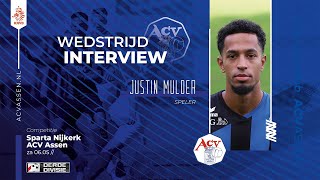 Interview Justin Mulder na afloop Sparta Nijkerk  ACV [upl. by Eaj]