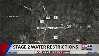 Copperas Cove under Stage 2 Water Restrictions [upl. by Anelhtac]