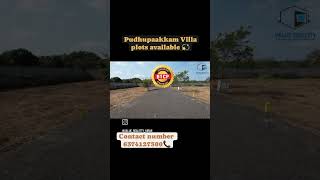 Vandalur to kelambakkam villa plots available contact number 6374127300📞 [upl. by Yennek]