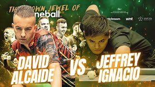 DAVID ALCAIDE VS JEFFREY IGNACIO  LAST 16  WORLD POOL CHAMPIONSHIP 2024 billiards 9ballpool [upl. by Ilatfan]