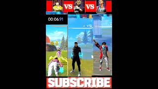 KEELY vs AALOK vs NAIRI 😱freefire viral shorts [upl. by Siroled]