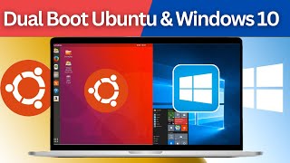 How to Dual Boot Ubuntu amp Windows 10  Install Ubuntu Alongside With Windows 10 [upl. by Hanway]