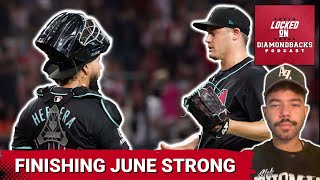 Arizona Diamondbacks Finish June Strong Toughest Schedule Stretch Next [upl. by Leunammi]