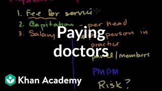 Paying doctors  Health care system  Heatlh amp Medicine  Khan Academy [upl. by Falo759]