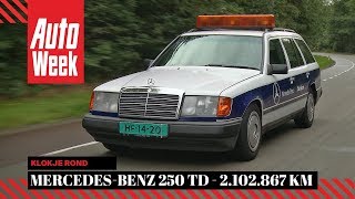 MercedesBenz 250TD W124  1986  2102867 km  AutoWeek Klokje Rond [upl. by Nailluj263]