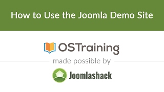 Joomla Beginner Class Lesson 4 How to Use the Joomla Demo Site [upl. by Elbert]