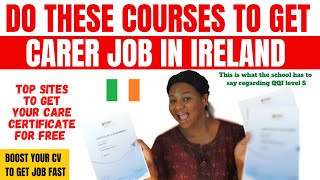 IRELAND Healthcare assistant Training Courses to Get a Care Job Fast  Ireland visa [upl. by Nohsed]