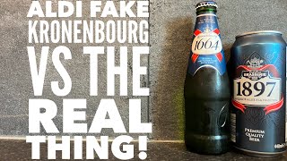 Kronenbourg 1664 Lager Vs Aldi Brasserie 1897 Lager [upl. by Akemot163]