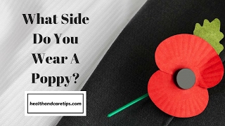 What Side Do You Wear A Poppy – Which side is best For you [upl. by Serolod]