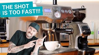 Fix a Fast Espresso Extraction Beginner Coffee Tips [upl. by Aloisius197]