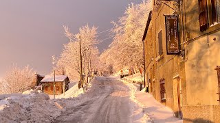 San Pellegrino in Alpe in discesa con la bufera Da urlo… Aggiornamento Neve Appennino ore 1630 [upl. by Diarmuid103]