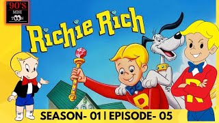 Richie Rich 1980  Season 01  Episode 05 richierich cartoon animation subscribe [upl. by Eelynnhoj]