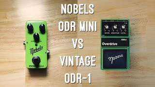 Nobels ODR Mini vs Vintage Nobels ODR1 quick clip [upl. by Etienne]