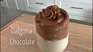 SugarFree Dalgona Chocolate  Keto Low Carb [upl. by Nyrmac]