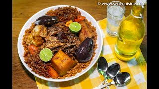 Thiebou dieune  Riz au poisson rouge  recette sénégalaise [upl. by Arhez]