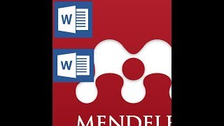 How to link MS Word to Mendeley Desktop [upl. by Nitza]