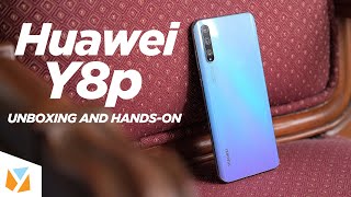 Huawei Y8p Unboxing and HandsOn [upl. by Leicam299]