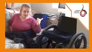 Paraplegic L1 transferring from wheelchair to couch and back [upl. by Goldshlag714]