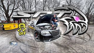 800HP HELLCAT CHRYSLER POV NO TRACTION [upl. by Eidassac]