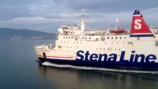 Stena Caledonia bids farewell on final commercial sailing [upl. by Eniamurt]