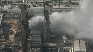 Marathon employee dies in Texas City refinery fire company says [upl. by Ashia]