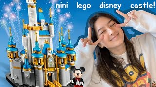 lets build the mini lego disney castle [upl. by Atirrehs]