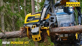 New PONSSE H7 harvester head [upl. by Wyon]