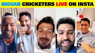 Indian Cricket Team LIVE 🔴 Masti On Instagram With Captain Rohit Sharma And Ms Dhoni [upl. by Htirehc442]