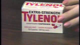 Tylenol ExtraStrength Capsules Ad 1978 [upl. by Mommy]