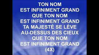 TON NOM EST INFINIMENT GRAND  EDEN amp HOSANNA ALIVE MUSIC [upl. by Notnelc]